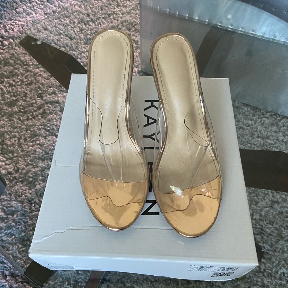 Sexy transparent heels